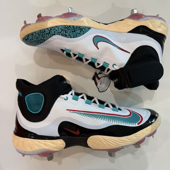 Size 14 - Nike Men Alpha Huarache Elite 4 High Paul Goldschmidt FZ7344-101 main image 7